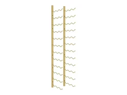 Outlet Garrafeira de parede para 36 garrafas ferro PT835230 Dourado