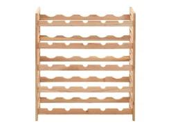 Garrafeira p/ 25 garrafas madeira de nogueira maciça 63x25x73cm PT959763^ Acessórios De Arrumação|Acessório Vinho E Bar