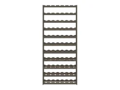 Acessórios De Arrumação|Acessório Vinho E Bar* Garrafeira para 77 garrafas madeira de pinho maciça PT721356 Cinzento