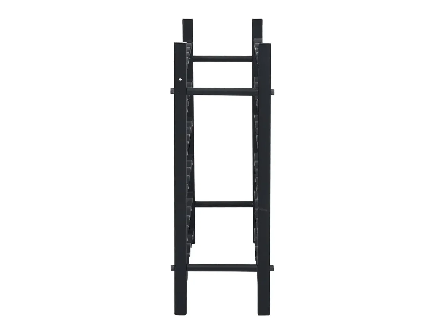Garrafeira para 36 garrafas ferro PT862433 Preto