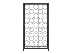 Discount Garrafeira para 45 garrafas 54x18x100 cm ferro forjado PT340450 Preto