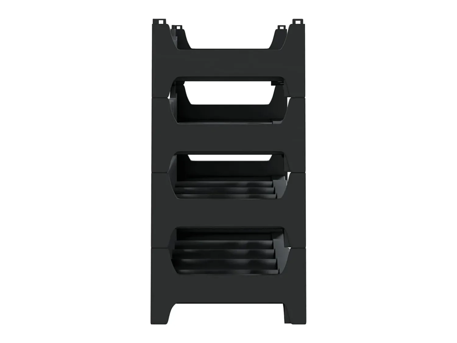 Clearance Garrafeira para 24 garrafas empilhável PP PT171592 Cinza antracite