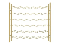 Acessórios De Arrumação|Acessório Vinho E Bar* Garrafeira para 36 garrafas metal PT572747 Dourado