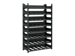 Online Garrafeira para 48 garrafas empilhável PP PT910160 Cinza antracite