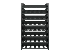 Online Garrafeira para 48 garrafas empilhável PP PT910160 Cinza antracite