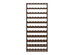 Clearance Garrafeira para 77 garrafas madeira de pinho maciça PT341219 Castanho