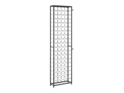 Sale Garrafeira para 95 garrafas 54x18x200 cm ferro forjado PT832783 Preto