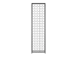 Sale Garrafeira para 95 garrafas 54x18x200 cm ferro forjado PT832783 Preto