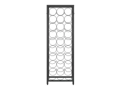 Acessórios De Arrumação|Acessório Vinho E Bar* Garrafeira para 27 garrafas 34x18x100 cm ferro forjado PT812170 Preto