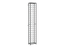 Sale Garrafeira para 57 garrafas 34x18x200 cm ferro forjado PT892144 Preto