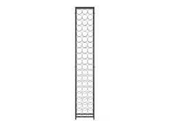 Sale Garrafeira para 57 garrafas 34x18x200 cm ferro forjado PT892144 Preto