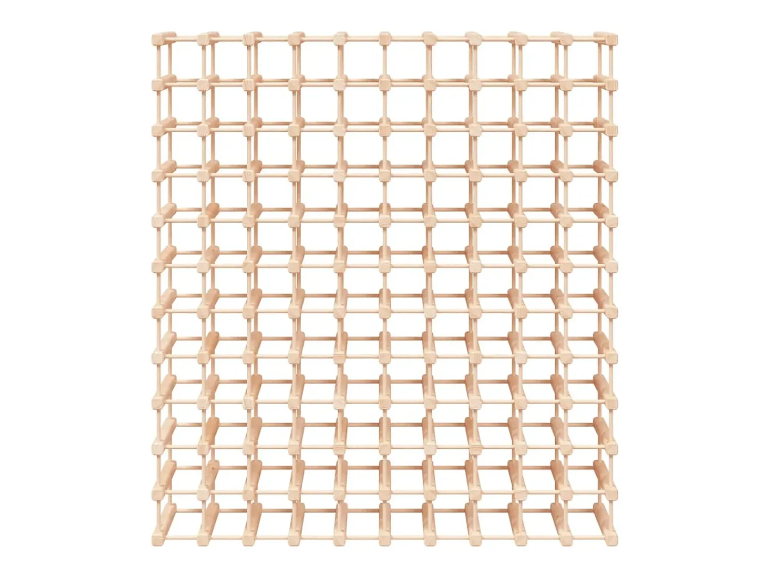 Acessórios De Arrumação|Acessório Vinho E Bar| Garrafeira para 120 garrafas 112,5x23x123,5 cm pinho maciço PT621106 Castanho