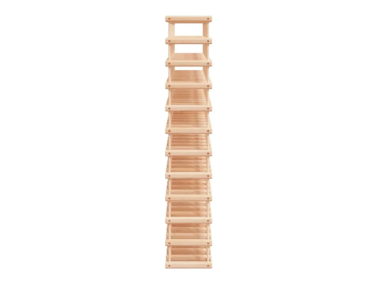 Acessórios De Arrumação|Acessório Vinho E Bar| Garrafeira para 120 garrafas 112,5x23x123,5 cm pinho maciço PT621106 Castanho