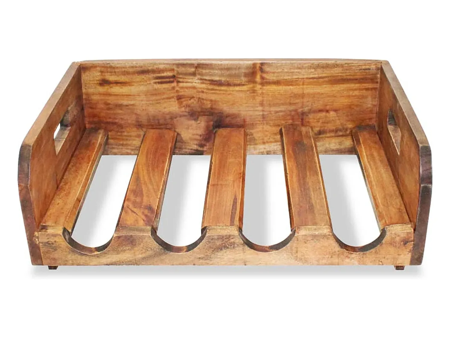 Sale Garrafeiras para 16 garrafas 4 pcs madeira recuperada maciça PT951533 Castanho
