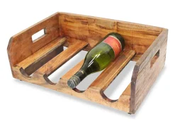 Sale Garrafeiras para 16 garrafas 4 pcs madeira recuperada maciça PT951533 Castanho