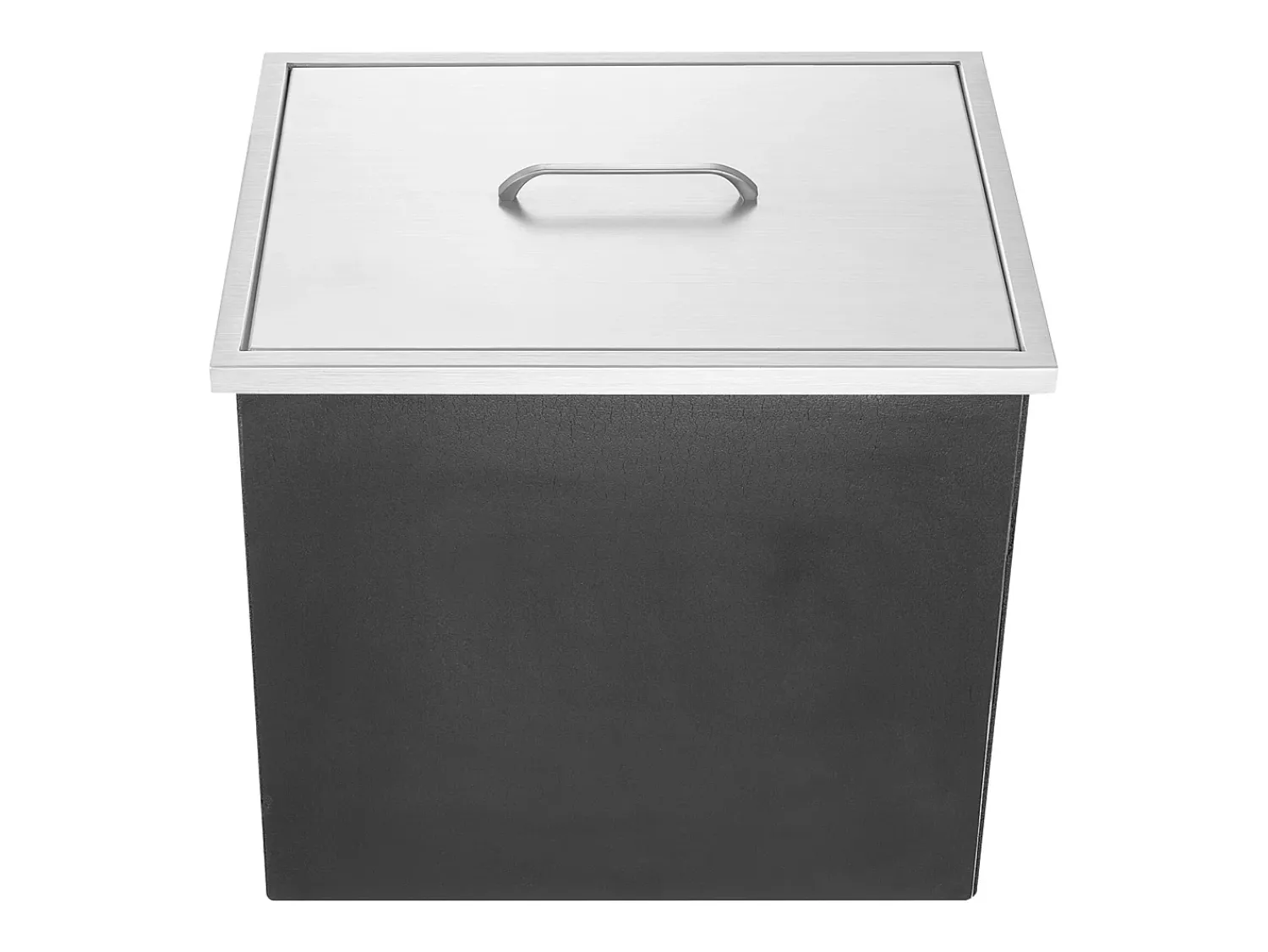 Sale Geladeira Embutida SucceBuy, 51 x 35 x 30 cm, Baldes de Gelo de Aço Inoxidável com Tampa, Bar de Gelados para Cozinha Exterior Prateado