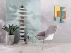 Discount Grace - Poltrona em polipropileno cinza Cinzento