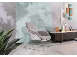 Discount Grace - Poltrona em polipropileno cinza Cinzento
