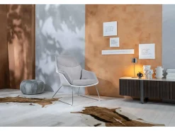 Discount Grace - Poltrona em polipropileno cinza Cinzento
