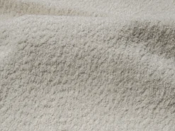 Sofá*Maison Céphy Grande sofá de canto direito convertível em tecido bouclé POGNI da Branco