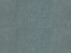 Clearance Maison Céphy Grande sofá de canto esquerdo em veludo canelado estilo design POGNI da Azul