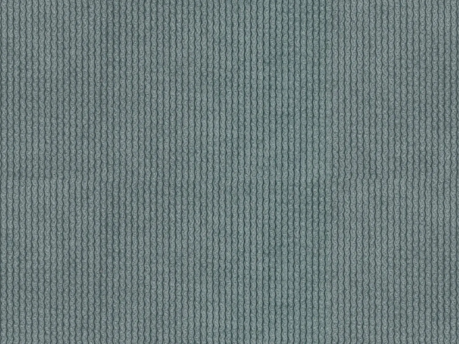 Clearance Maison Céphy Grande sofá de canto esquerdo em veludo canelado estilo design POGNI da Azul