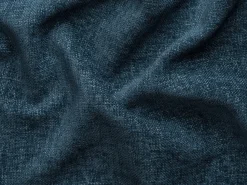 Sofá|Vente-unique Grande sofá de canto esquerdo panorâmico conversível 8 lugares em tecido texturizado DAVISO Azul