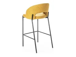 Best Homemania Greta - Banqueta de tecido - Conjunto de 2 peças Amarelo