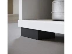 Guarda roupa moderna 90 cm roupeiro de entrada com espelho prateleiras e varão mate^ Móvel De Entrada