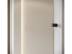 Guarda roupa moderna 90 cm roupeiro de entrada com espelho prateleiras e varão mate^ Móvel De Entrada