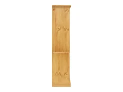 Biblioteca|vidaxl Guarda-louças Corona Range em pinho mexicano 80x40x170 cm Natural claro