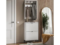 Móvel De Entrada*Vicco Guarda-roupa 60x24x92 eliza Branco