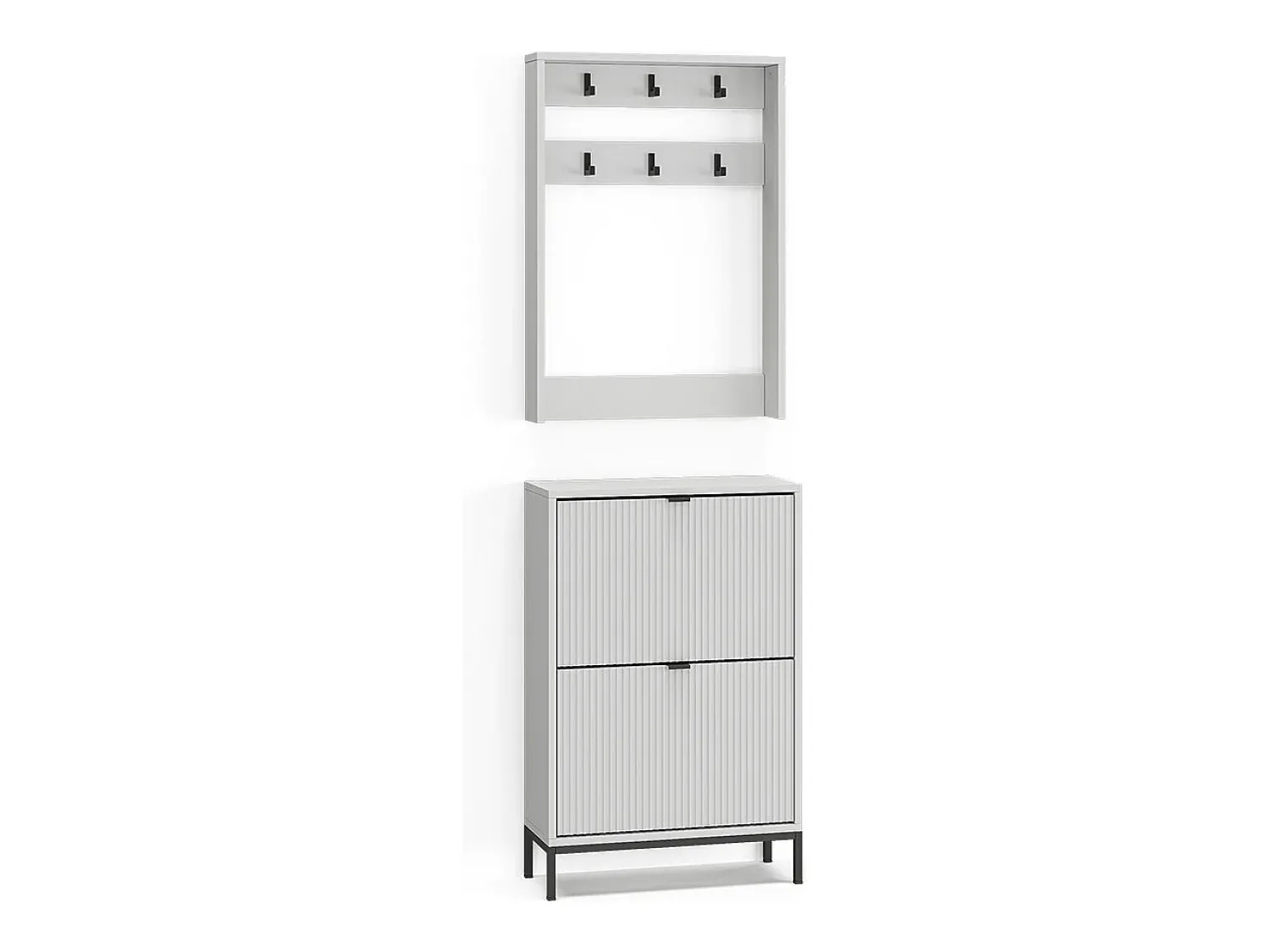 Móvel De Entrada*Vicco Guarda-roupa 60x24x92 eliza Branco