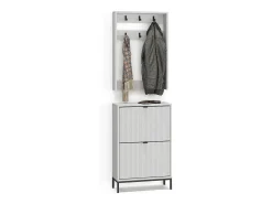 Móvel De Entrada*Vicco Guarda-roupa 60x24x92 eliza Branco