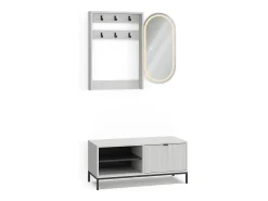 Móvel De Entrada|Vicco Guarda-roupa 100x40x45 eliza Branco