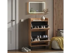 Móvel De Entrada|Vicco Guarda-roupa carvalho wotan 59.8x25x100 amber Natural escuro