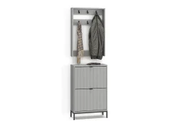Móvel De Entrada|Vicco Guarda-roupa cinza 60x24x92 eliza Cinzento