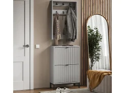Móvel De Entrada|Vicco Guarda-roupa cinza 60x24x92 eliza Cinzento