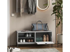 Móvel De Entrada|Vicco Guarda-roupa cinza 100x40x45 eliza Cinzento