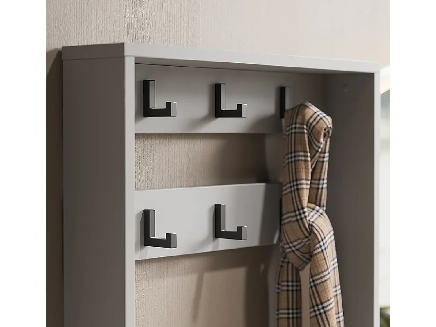 Móvel De Entrada|Vicco Guarda-roupa cinza 100x40x45 eliza Cinzento
