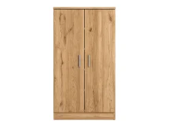 Online Guarda-roupa moderno de carvalho natural para corredor de sapatos Rhin Castanho
