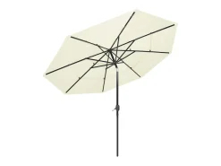 Mesa De Centro*vidaxl Guarda-sol de Jardim 3 Camadas com Poste de Alumínio de 3 Metros na Cor Areia Bege