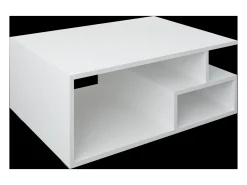 New haaus Mesa de centro Tapa, branca, 80 x 50 x 40 cm Branco