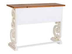 Consola| Hall de entrada em madeira laqueada branca Branco