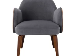 Poltrona*Loft24 Haruko | Cadeira Lounge em Antracite Cinzento
