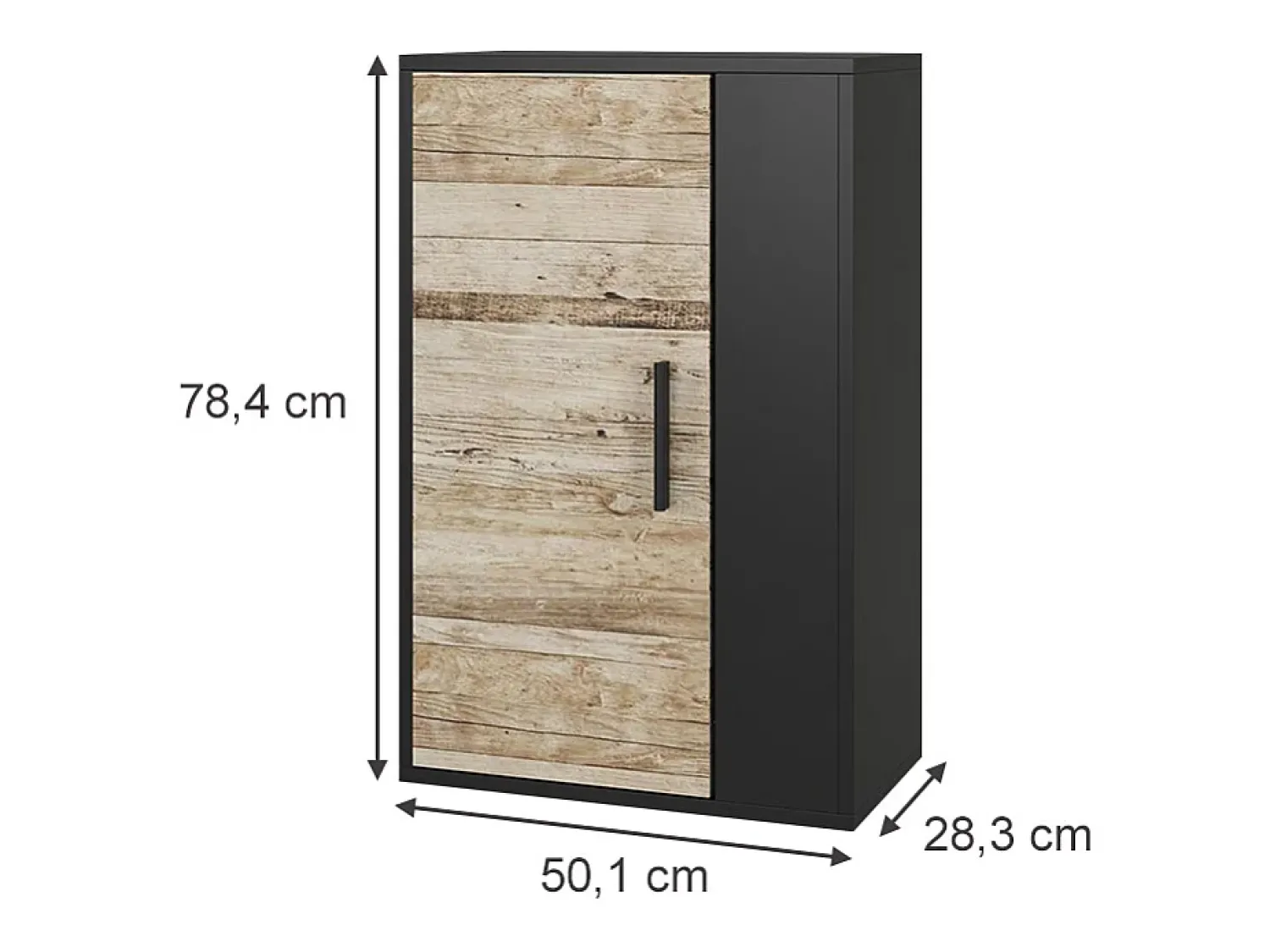 Vicco Hängeschrank carvalho /areia 50.1x28.3x78.4 berno^ Prateleira