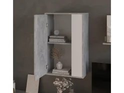 Prateleira|Vicco Hängeschrank concreto/branco 50.1x28.3x78.4 berno Cinzento claro
