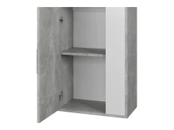 Prateleira|Vicco Hängeschrank concreto/branco 50.1x28.3x78.4 berno Cinzento claro