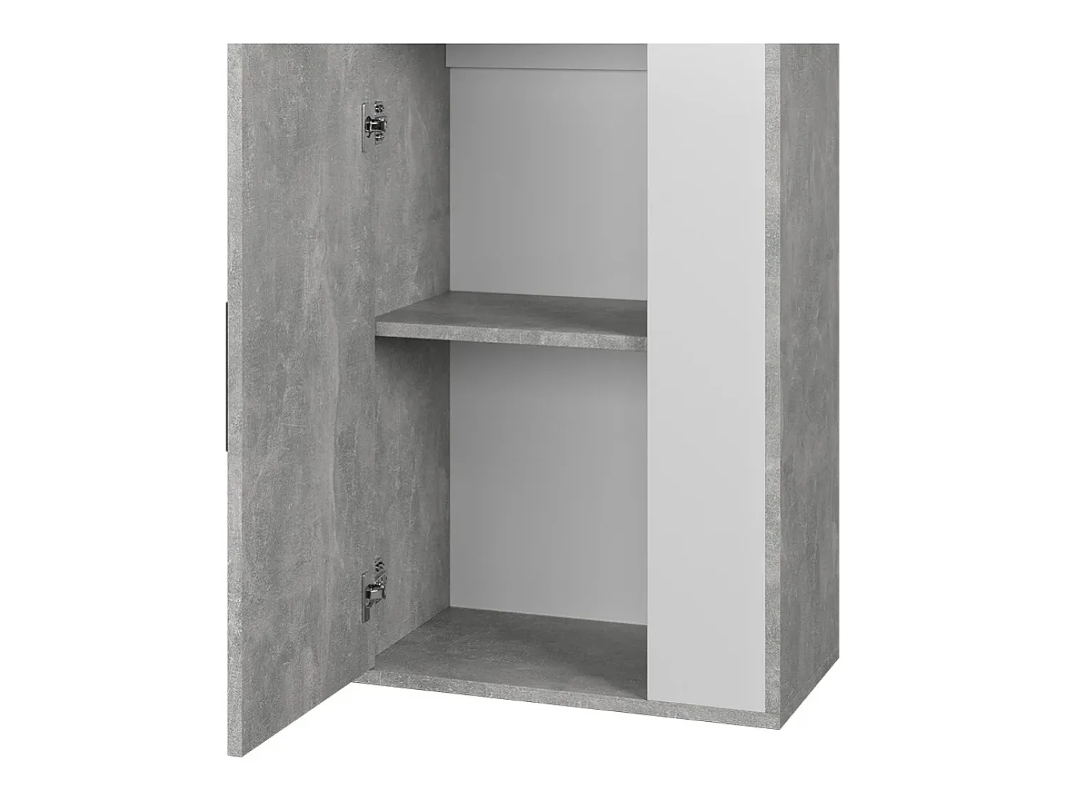 Prateleira|Vicco Hängeschrank concreto/branco 50.1x28.3x78.4 berno Cinzento claro