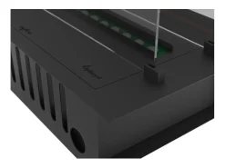 Lareira* Invapo Insert 700 Lareira a vapor embutida - Chama 3D multicolorida, app, tanque 1,2 l, recarga automática - 70 cm Preto